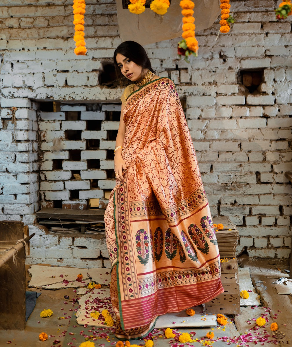ASHAWALI BROCADE SILK SAREE