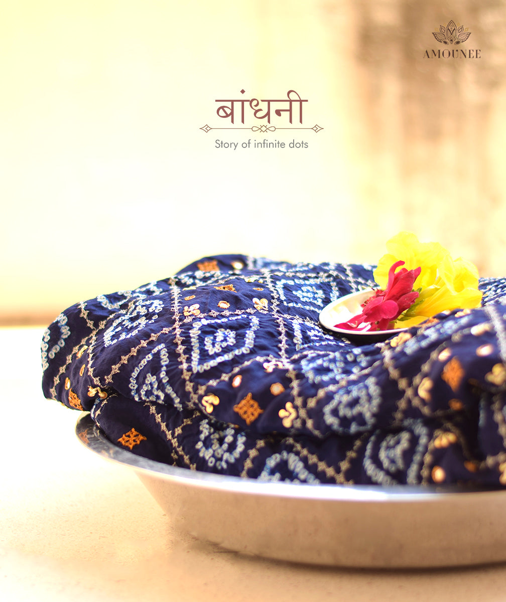 BANDHANI GAJJI SILK SAREE