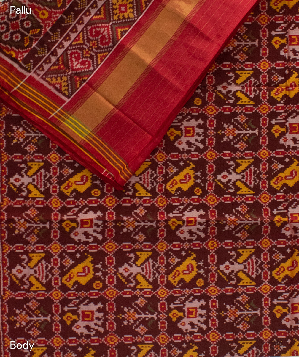 Semi DOUBLE IKAT PATOLA SAREE