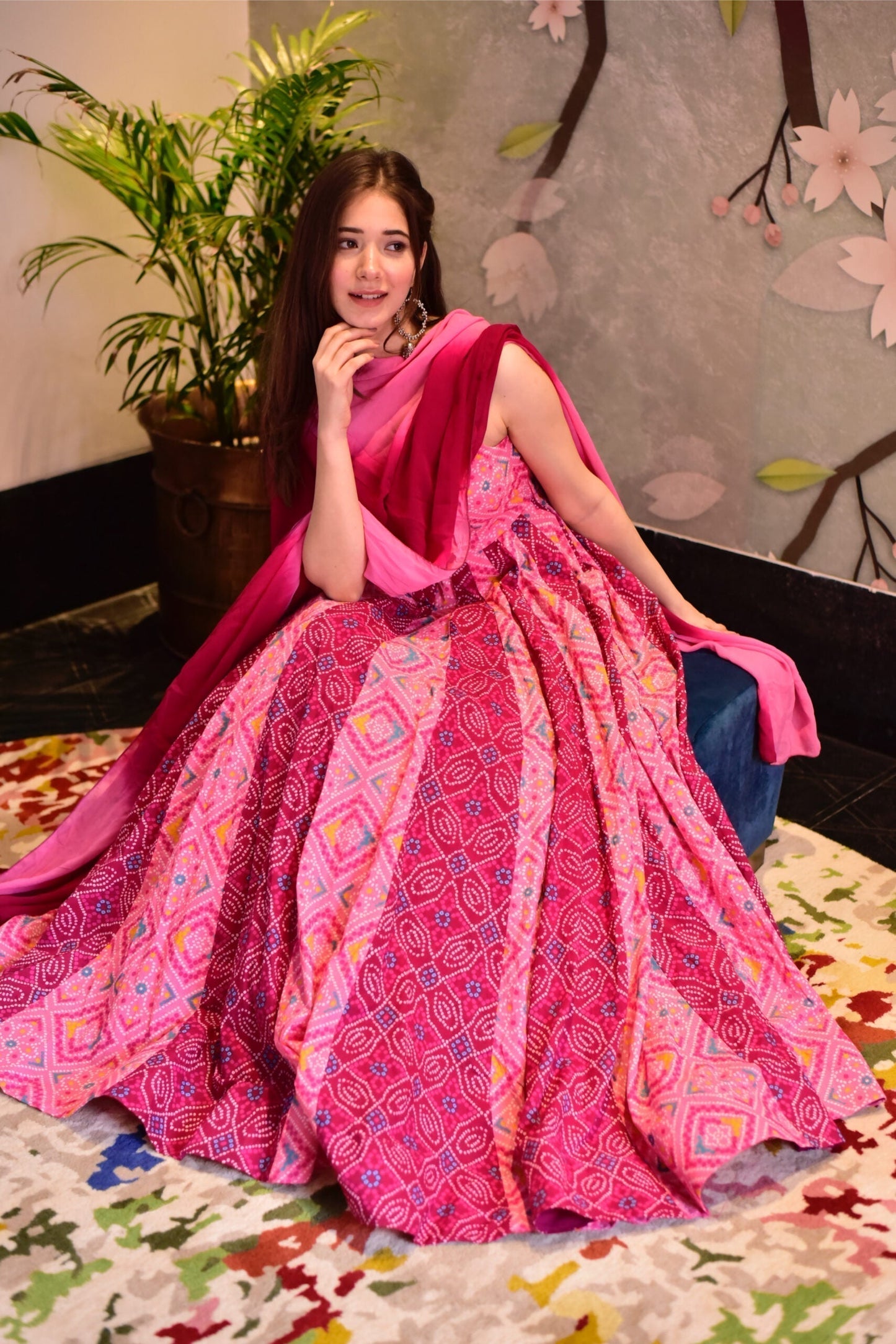 mishti cotton maxi set