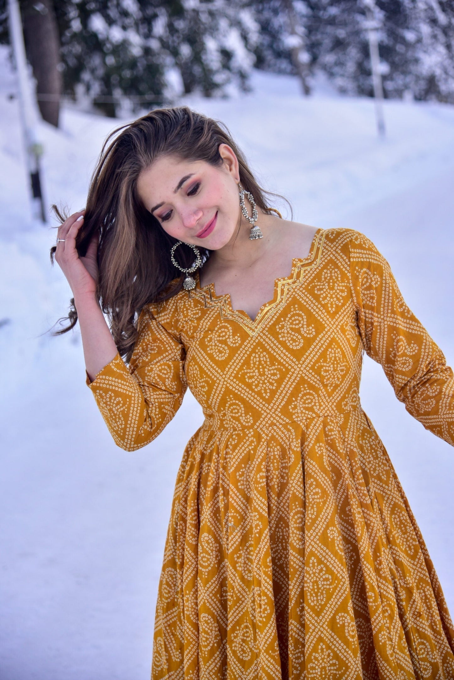 mustard emerald Kurta palazzo set