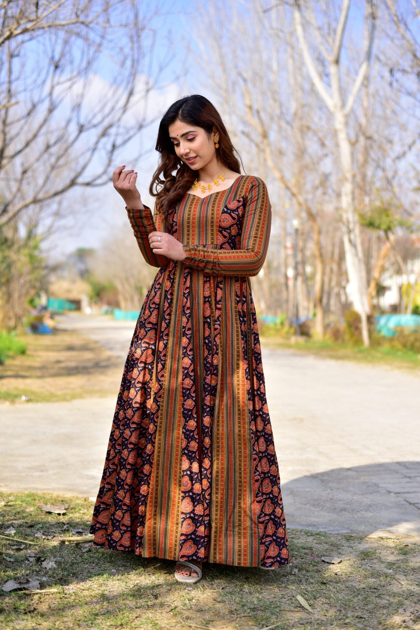 Natasha black cotton dress