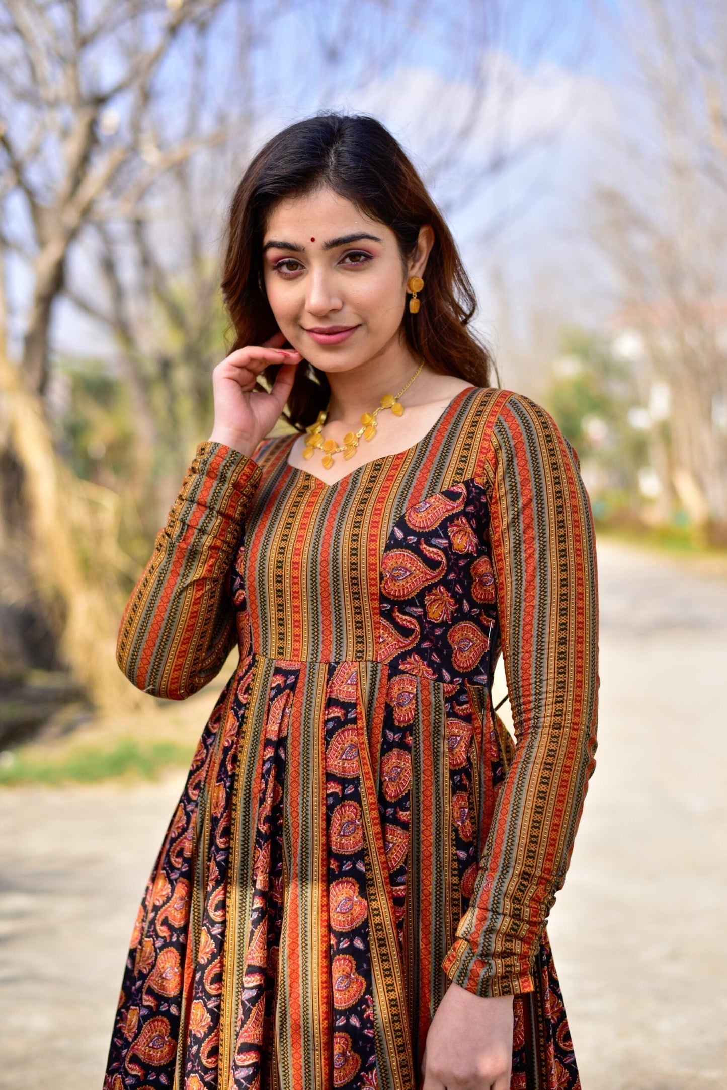 Natasha black cotton dress