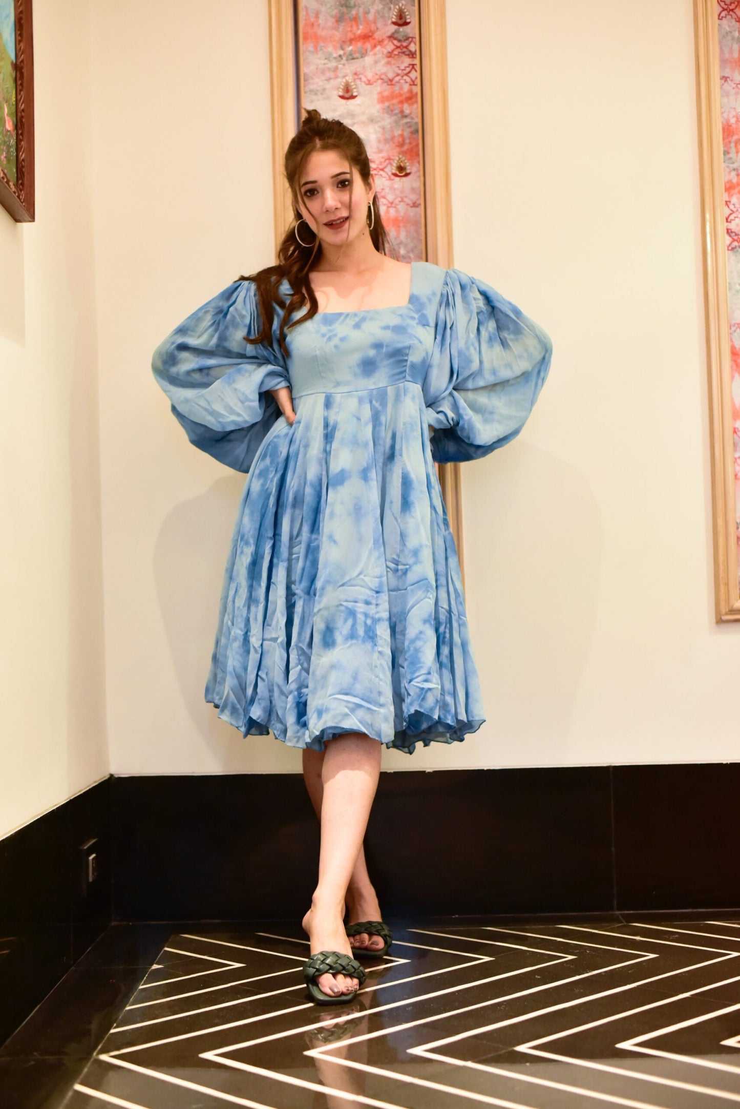 Charlotte tie dye dress