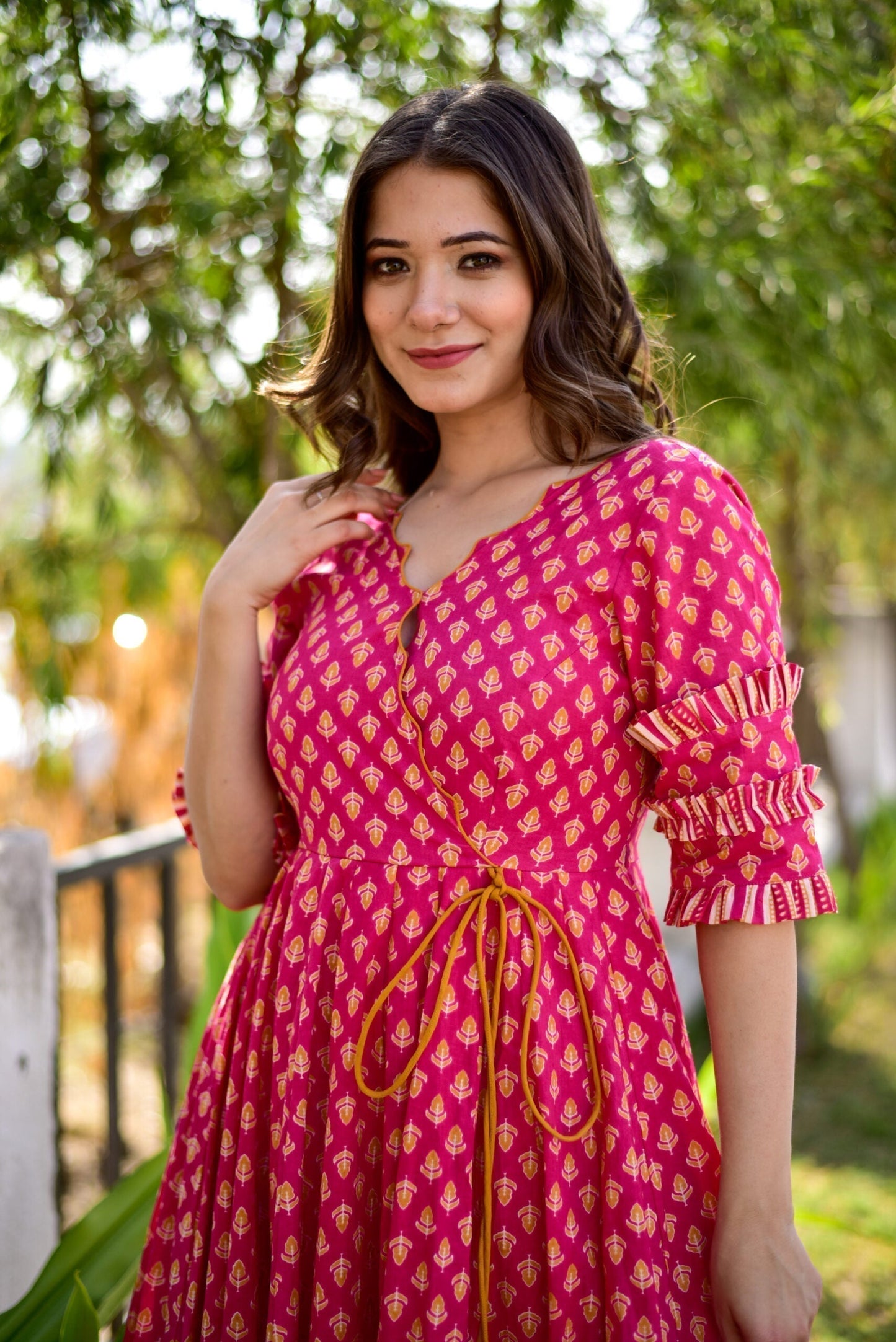 neelima pink kurta set