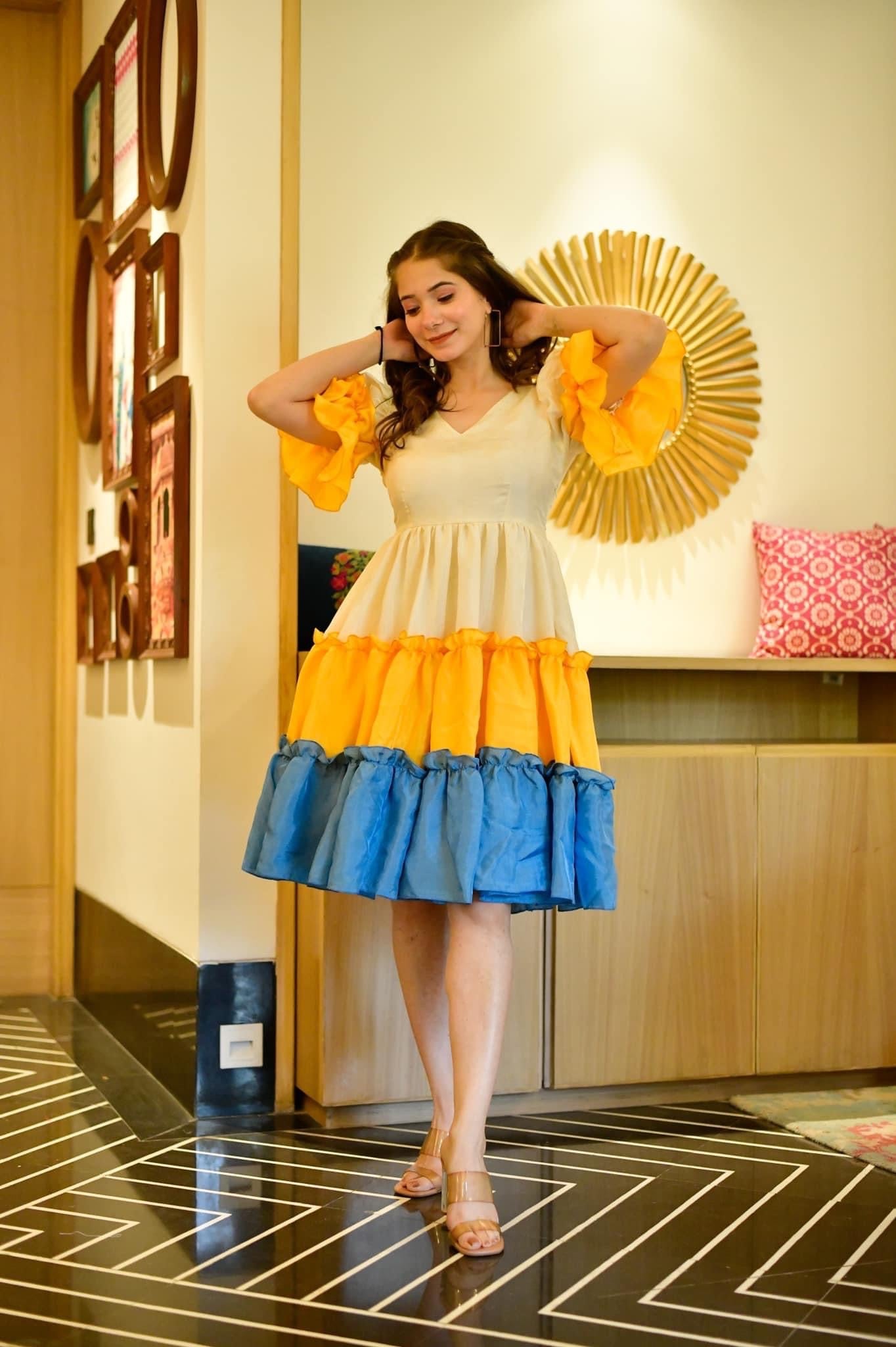 Rutvi tiered dress