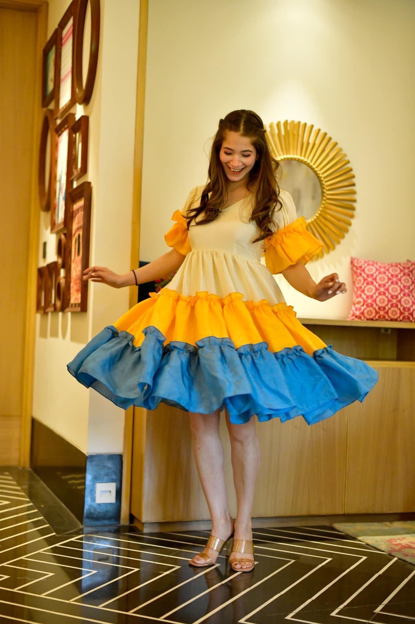 Rutvi tiered dress