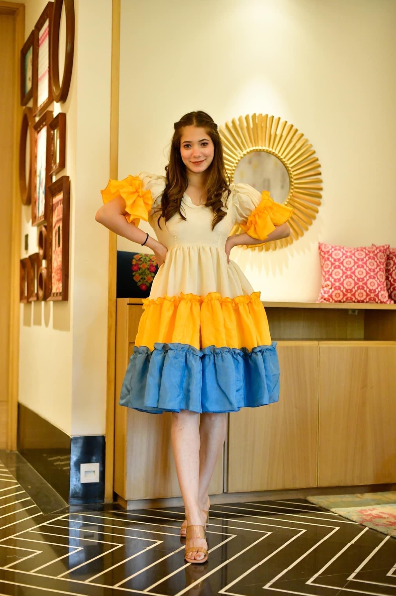 Rutvi tiered dress