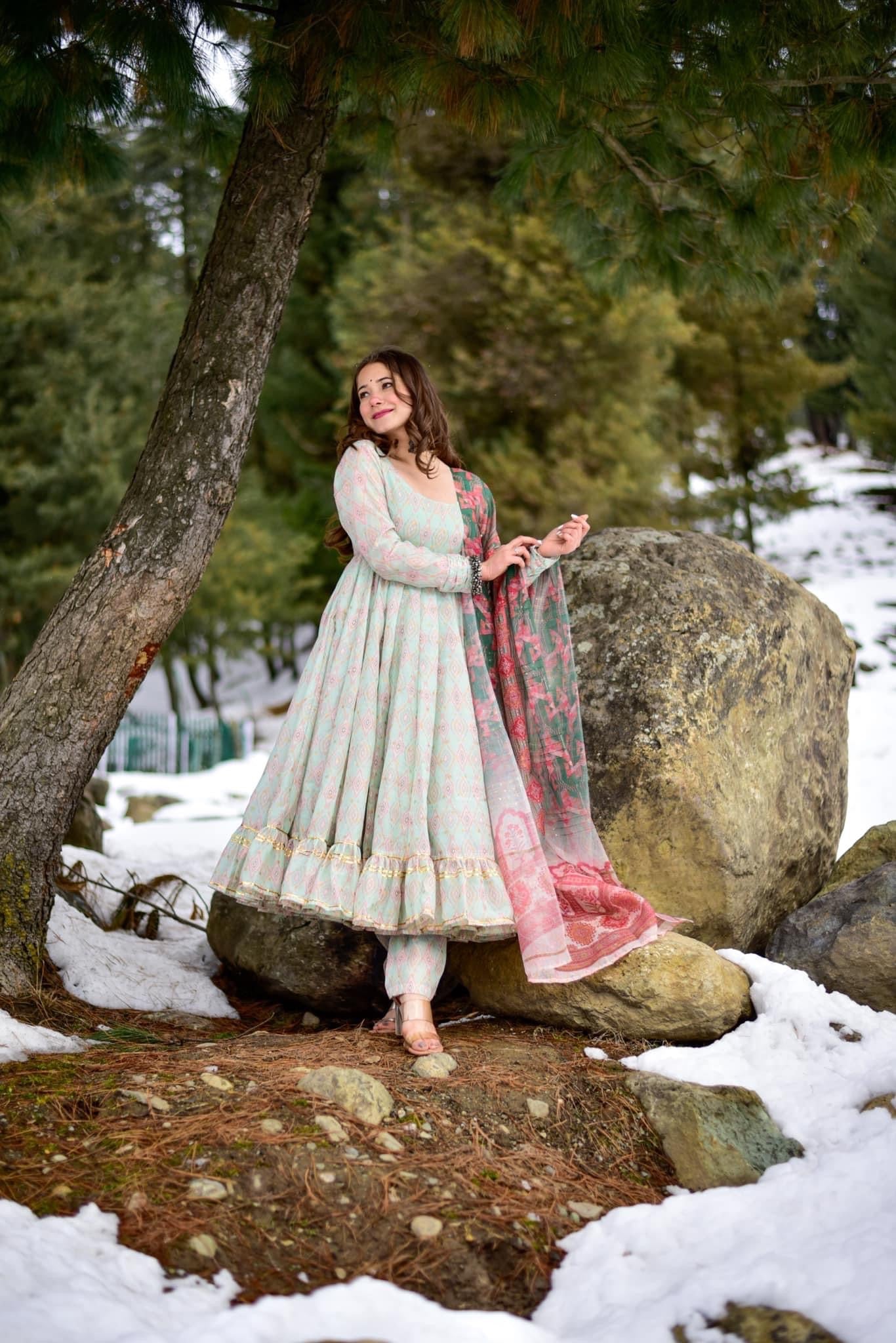 shades of green suit set