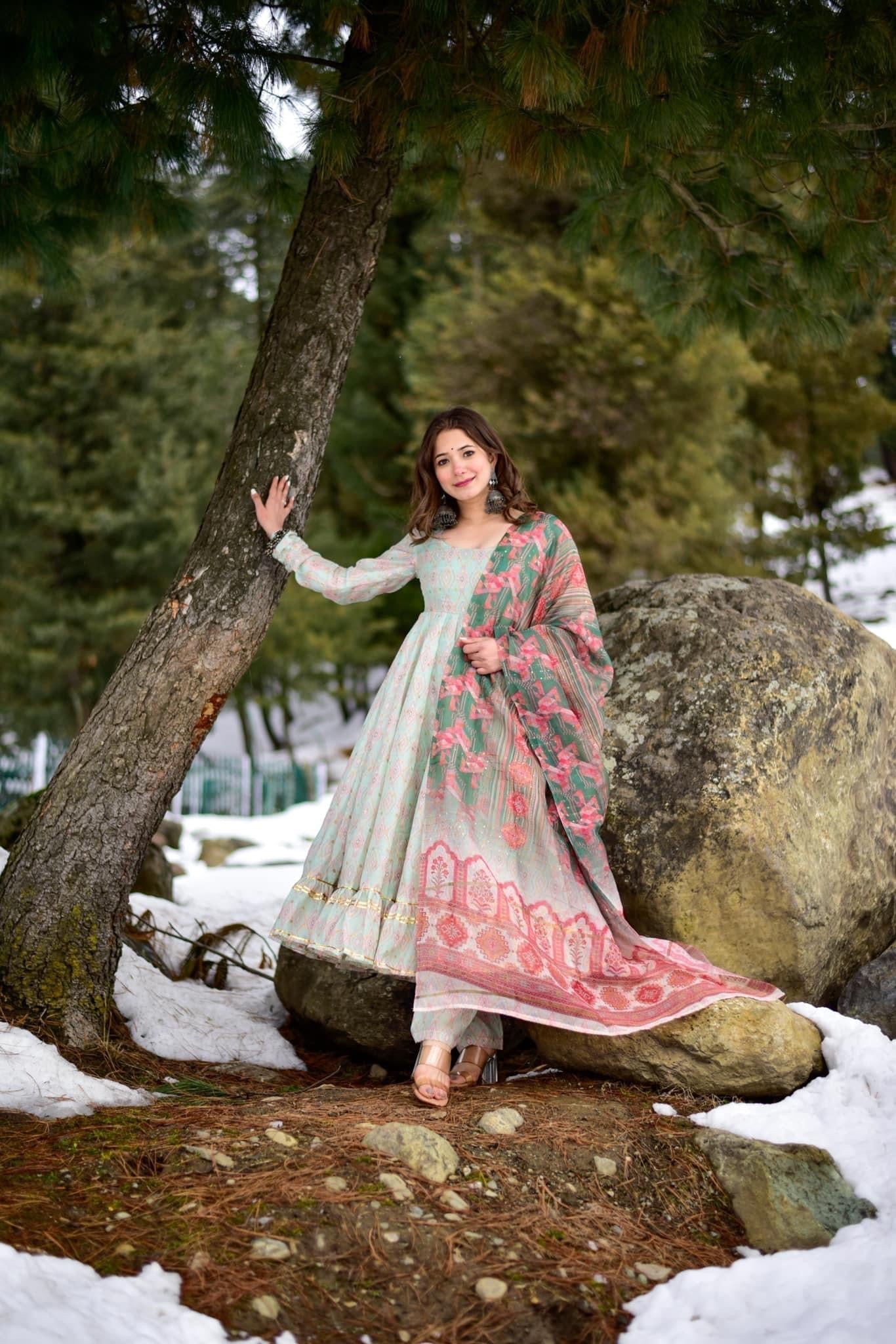 shades of green suit set