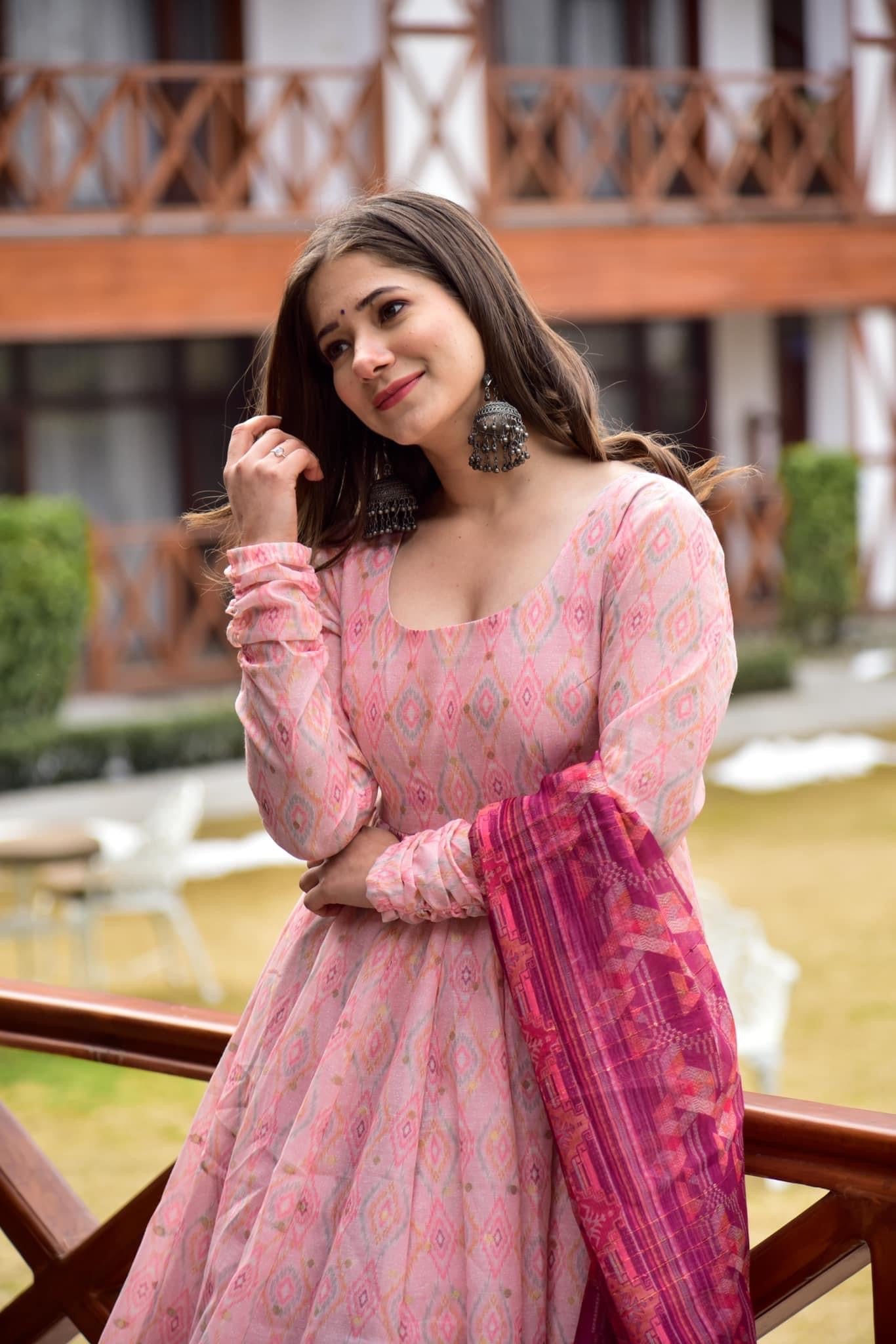 shades of pink suit set