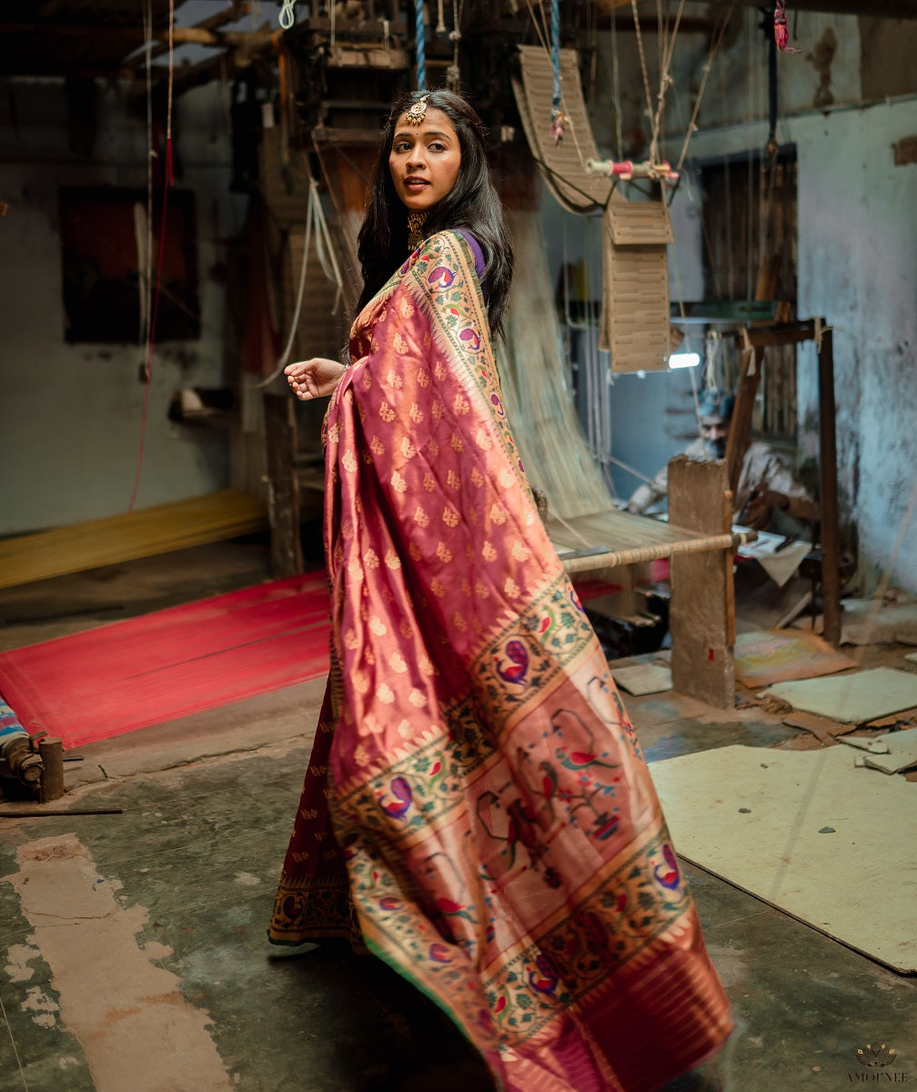 Ashawali Brocade Silk Saree