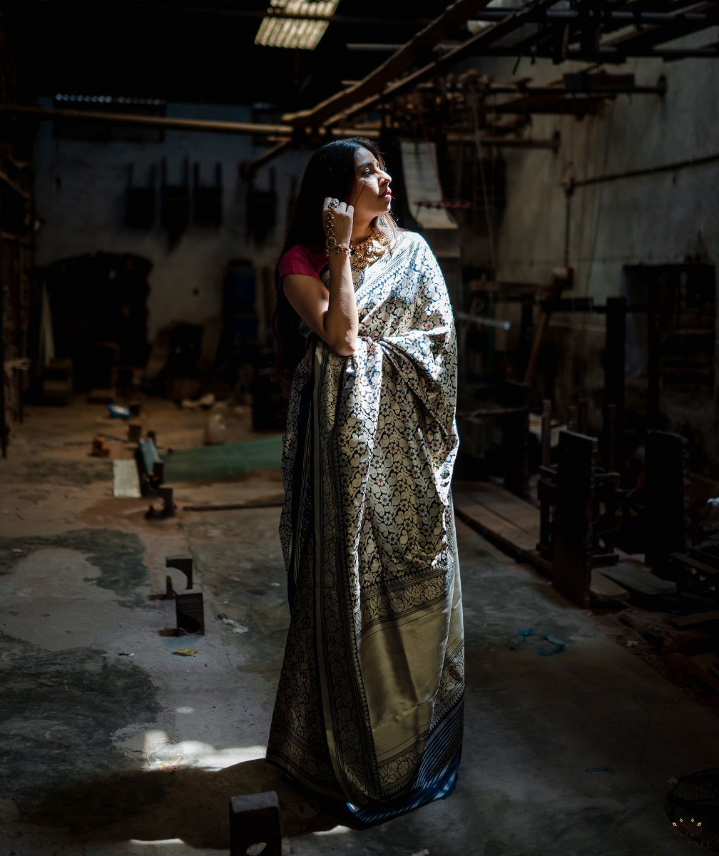 Ashawali Brocade Silk Saree