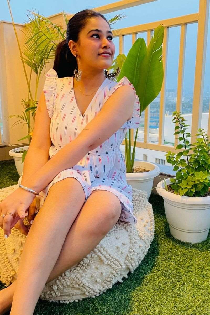 WHITE LEA FLARED DRESS